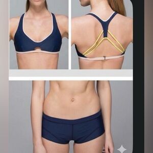 Rare Lululemon Surf to Sand Booster Bikini Set Size 4